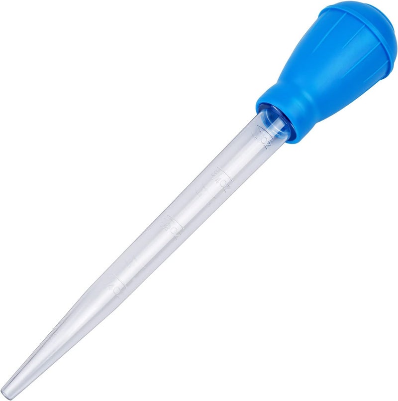 WEAVERBIRD Manual Fish Tank Water Changer Aquarium Dropper, 30ml Aquarium Clean Pipette Dropper, Fish Tank Cleaning Waste Remover, Aquarium Gravel Cleaning Straw, Blue - Image 1