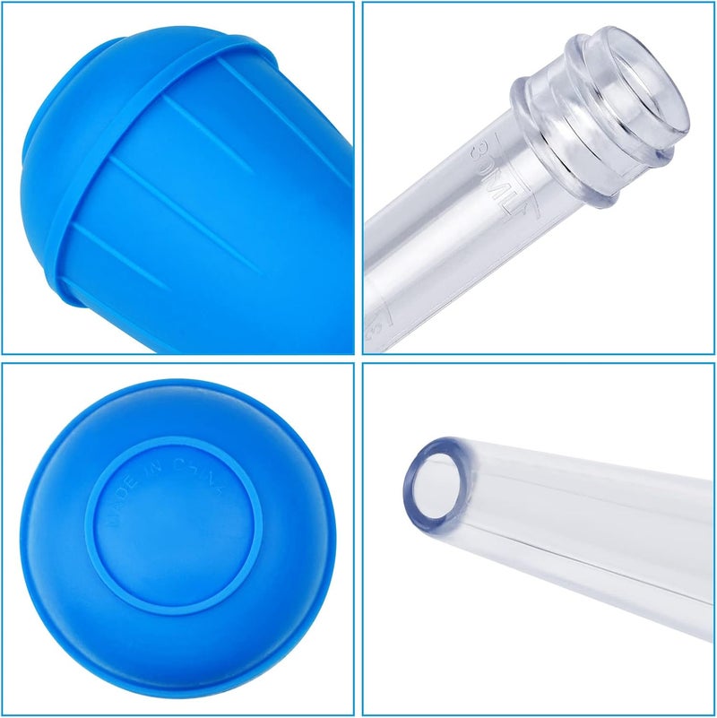 WEAVERBIRD Manual Fish Tank Water Changer Aquarium Dropper, 30ml Aquarium Clean Pipette Dropper, Fish Tank Cleaning Waste Remover, Aquarium Gravel Cleaning Straw, Blue - Image 3