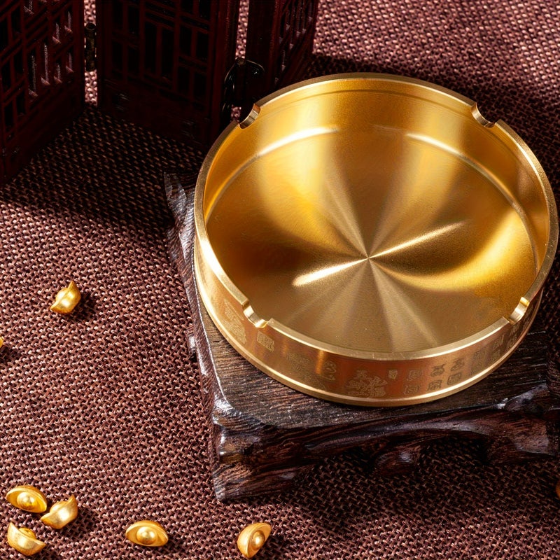 Gold Altın Modern Coffee Table Decorative Home Living Room Office Desk - Image 3