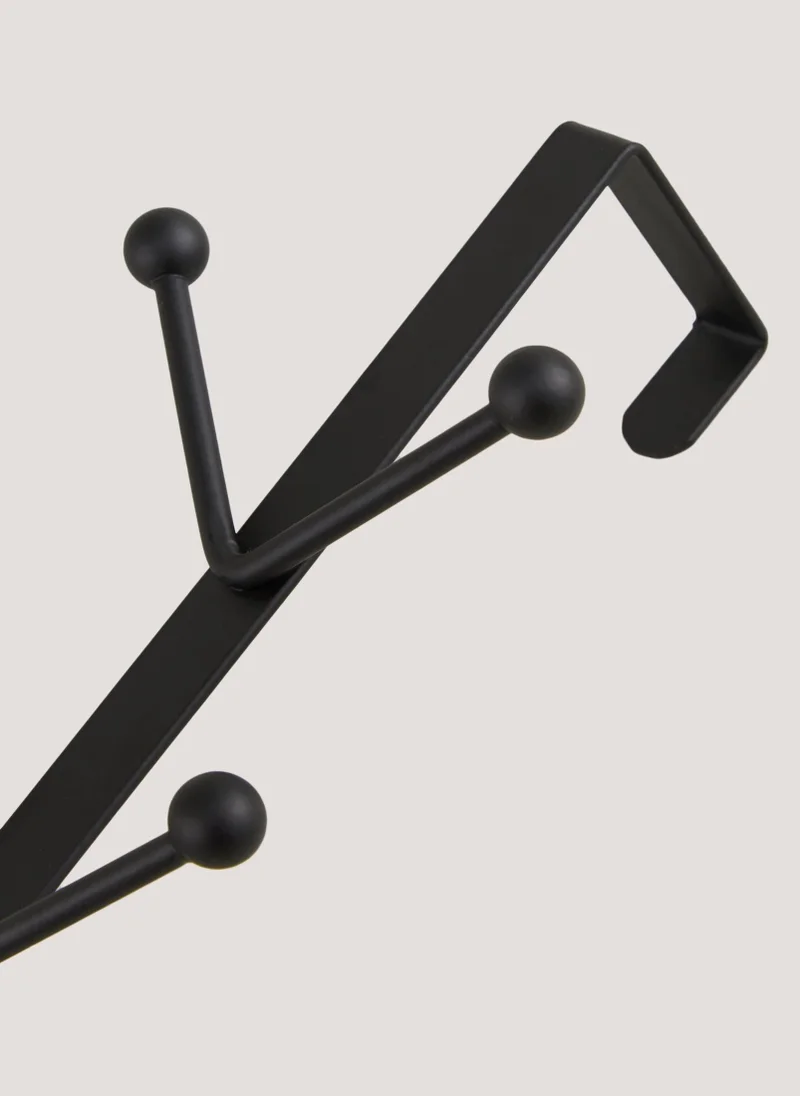 Matalan Black Metal Hooks (22.5cm x 14.5cm x 19cm)