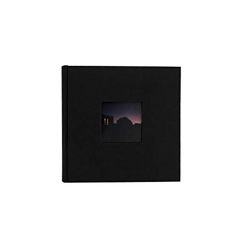 Kolo Hudson 2up Photo Album, Holds 200 4x6 Photos, Ideal for Wedding and Baby Books, Black - Image 1