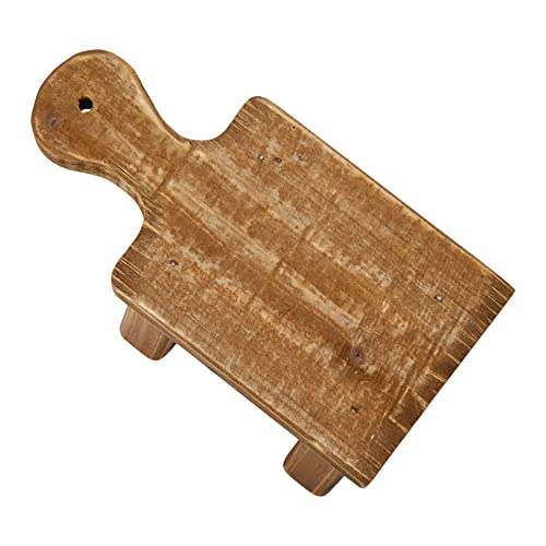 Creative Co-Op Small Wood Pedestal with Handle - Image 4