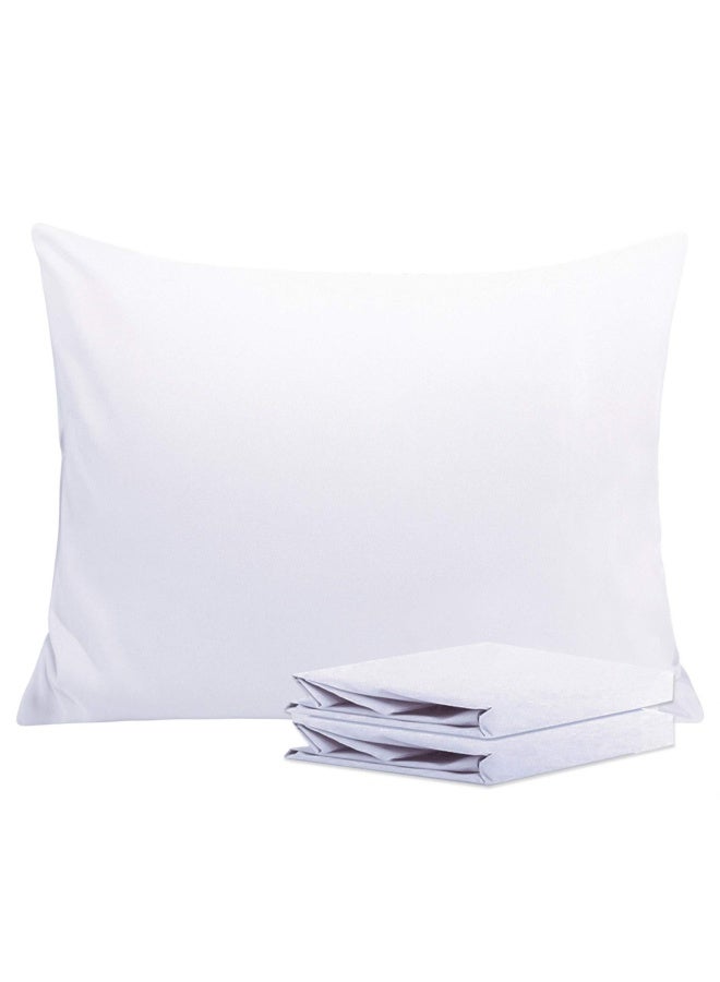 NTBAY Ntbay 1800 Thread 100  Brushed Microfiber Standard Pillow Cases Set Of 2  Super Soft And Cozy  Wrinkle  Fade  Stain Resistant With Envelope Closure 20X26 Pillowcases For Kids  20X26 Inches  White - Image 1