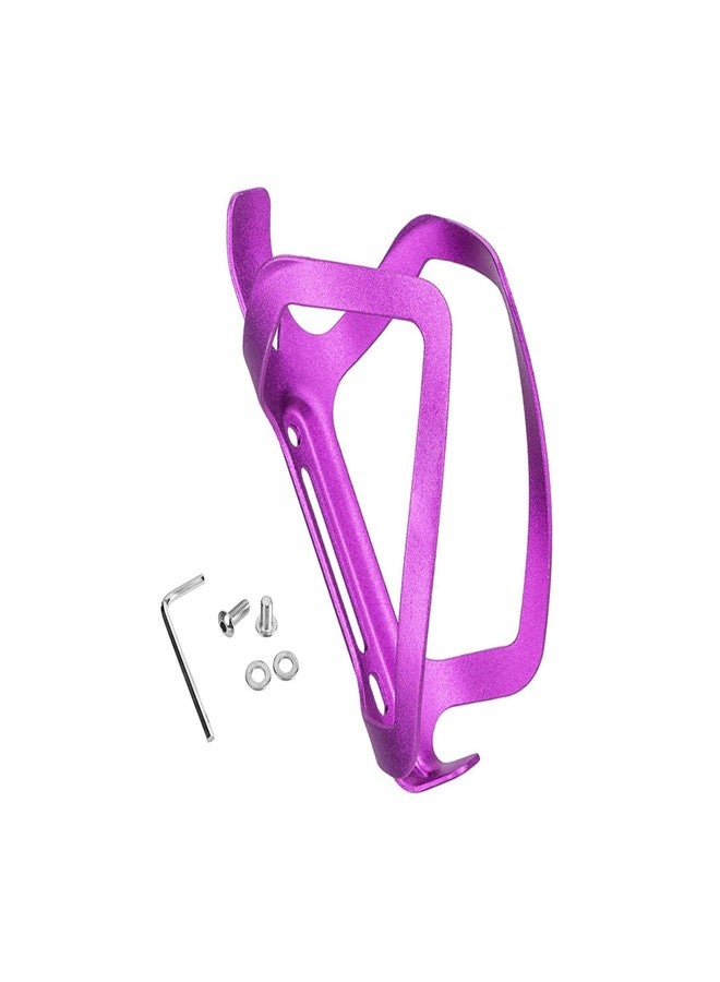 Saycker Bike Water Bottle Holder Universal Bicycle Bottle Cage with Screws,Durable, Lightweight,Great for Road and Mountain Bikes(Purple) - Image 1
