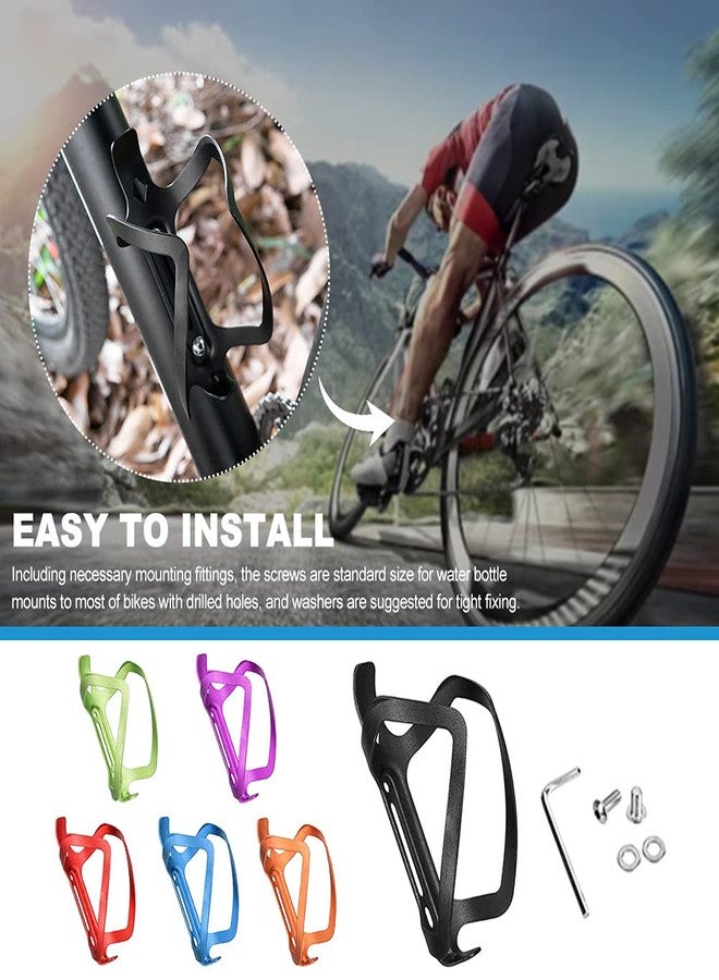 Saycker Bike Water Bottle Holder Universal Bicycle Bottle Cage with Screws,Durable, Lightweight,Great for Road and Mountain Bikes(Purple) - Image 3
