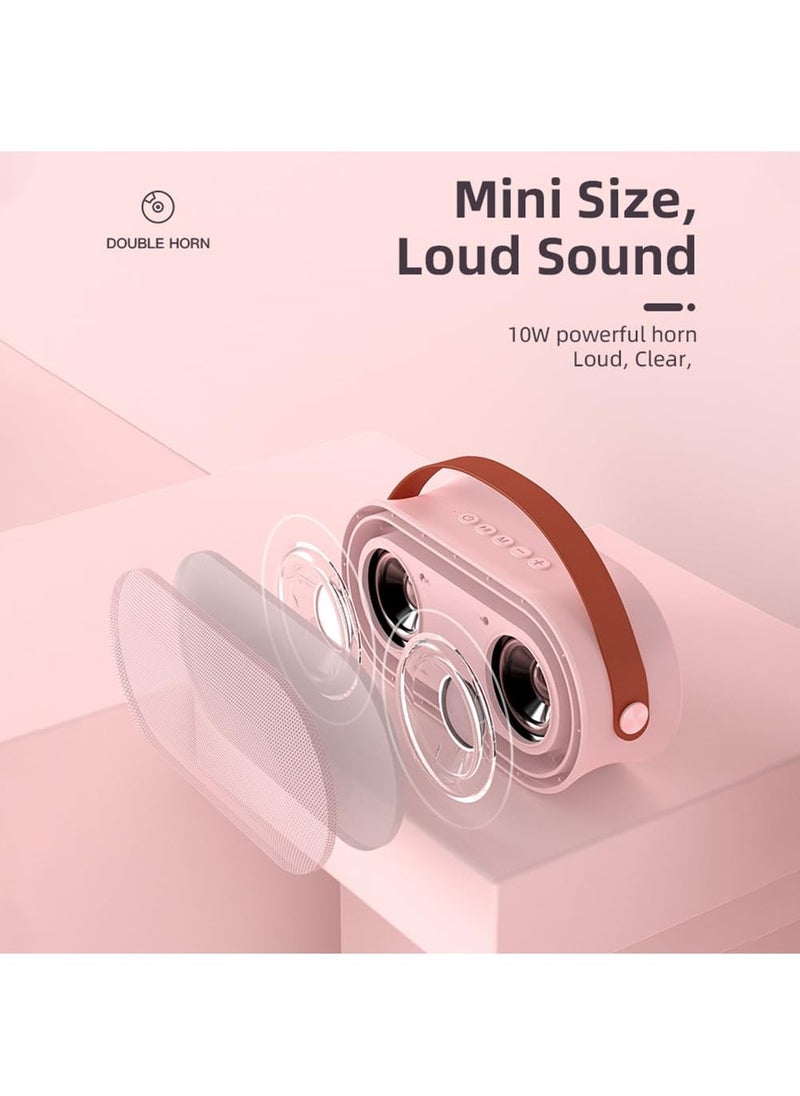 Flash Hawk - Mini Portable Karaoke Speaker Kits,Wireless Karaoke Speaker with 2 Pack Wireless Microphone for Home Outdoor Party White - Image 1