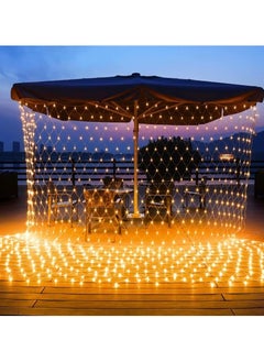 Generic 320 LED Ramadan String Lights 1.5 * 1.5m Waterproof LED Light for Home Garden Decoration Ramadan Decoration Christmas Wedding Party Decoration Add Mesmerizing Atmosphere for Events  - Image 1