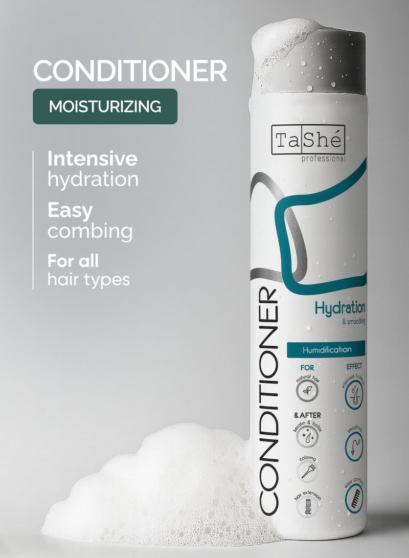 تاش بلسم "الترطيب والنعومة" 300 مل، يرطّب وينعّم الشعر فوراً على كامل الطول، ويجعل الشعر ناعماً وحريرياً من أول استخدام. - Image 1