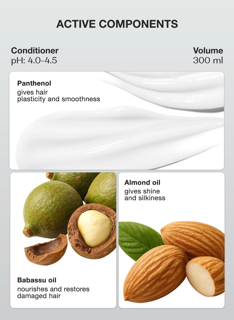 تاش بلسم "الترطيب والنعومة" 300 مل، يرطّب وينعّم الشعر فوراً على كامل الطول، ويجعل الشعر ناعماً وحريرياً من أول استخدام. - Image 2