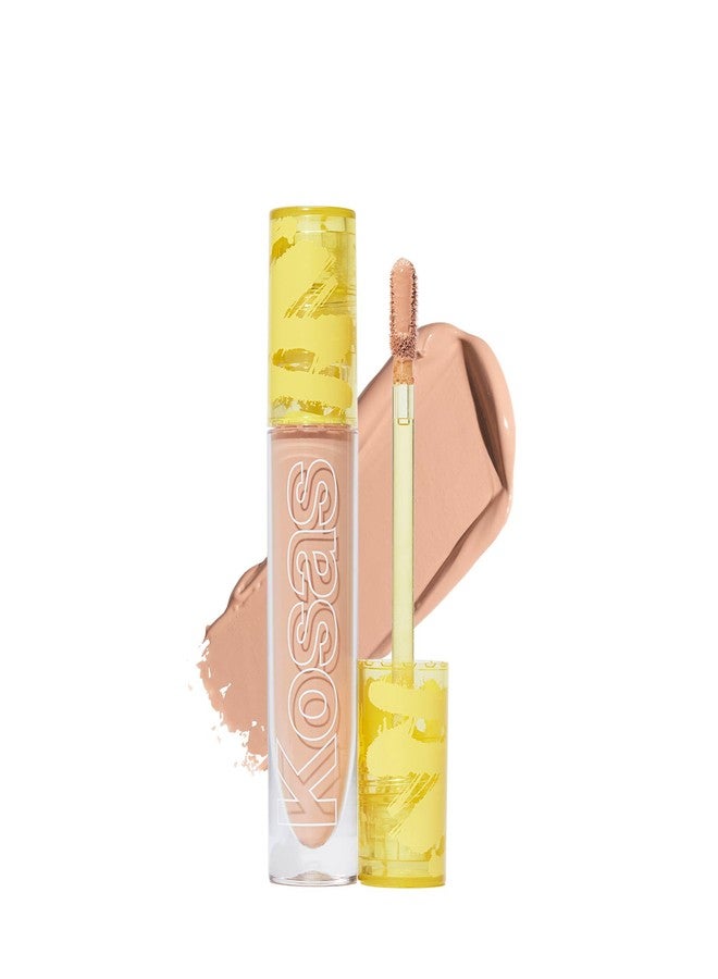 Kosas Revealer Concealer - Medium Coverage Makeup with Hyaluronic Acid, Conceals Dark Circles Under Eyes, Dark Spots and Blemishes + Brightens, Hydrates, Long-Lasting & Vegan, (Tone 6.3 N) - Image 1