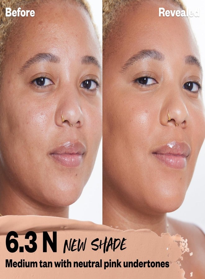 Kosas Revealer Concealer - Medium Coverage Makeup with Hyaluronic Acid, Conceals Dark Circles Under Eyes, Dark Spots and Blemishes + Brightens, Hydrates, Long-Lasting & Vegan, (Tone 6.3 N) - Image 2