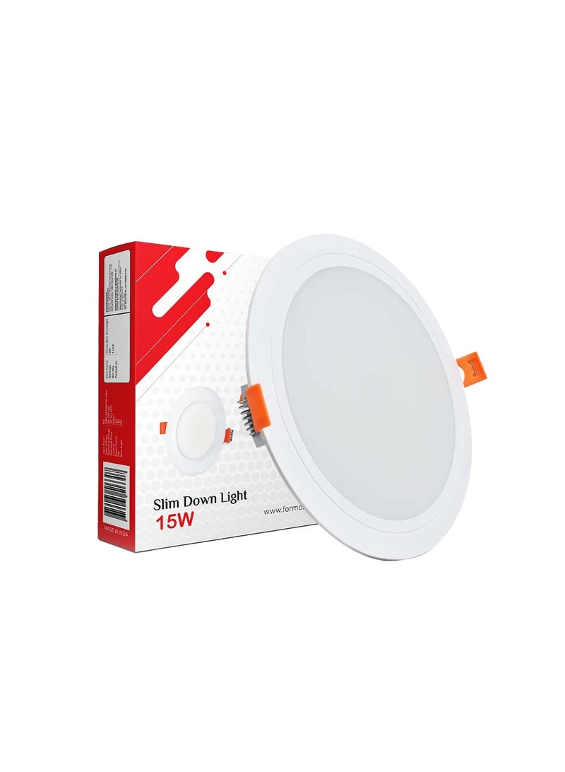 FORMOST FORMOST LED Slim Panel Light Round 15W | Ultra Slim and Sleek Design | Long Lifespan | Over Heat Protection | Pack of 1  - Image 1