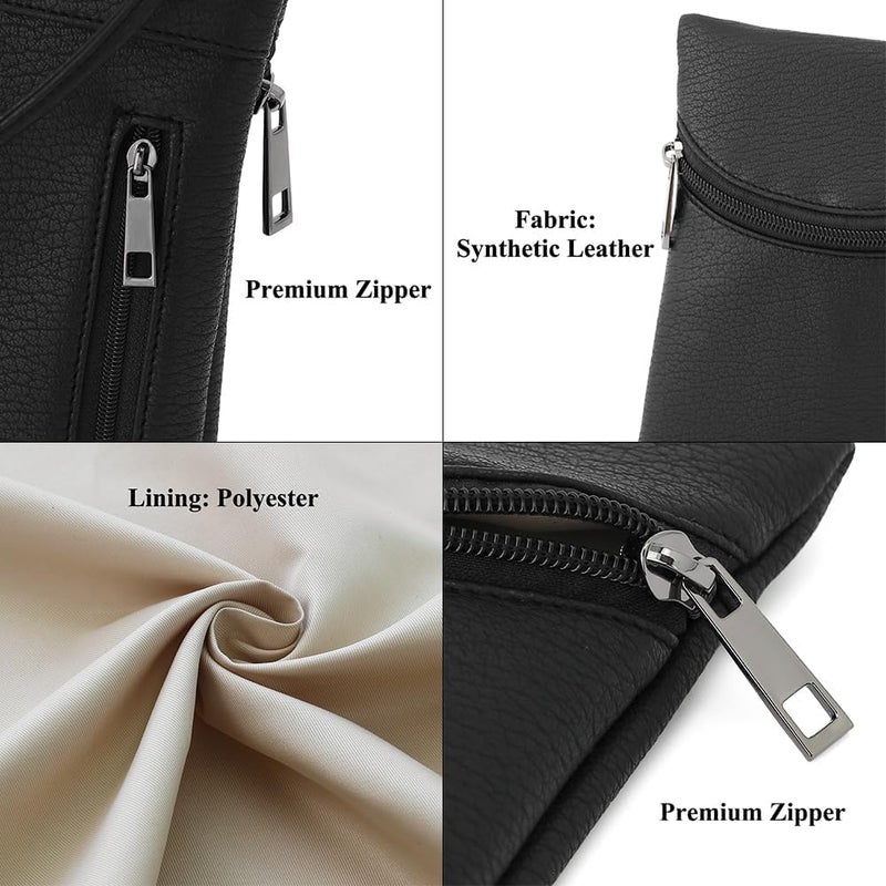 BBORGDC Stylish Crossbody Bag for Women - Small Phone Purse with Adjustable Strap - Synthetic Leather Shoulder Bag for Travel, Vacation & Summer - Original Design Gift for Women & Girls - Image 5