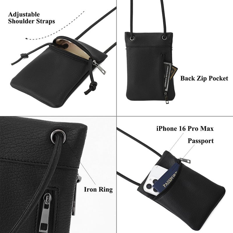 BBORGDC Stylish Crossbody Bag for Women - Small Phone Purse with Adjustable Strap - Synthetic Leather Shoulder Bag for Travel, Vacation & Summer - Original Design Gift for Women & Girls - Image 4