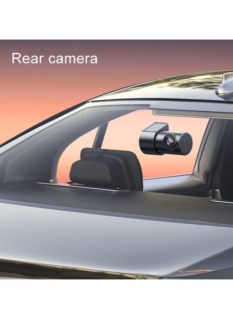 Yesido KM15 4K Dual Dash Cam Driving Recorder, Front & Rear Car Camera with G-Sensor, Loop Recording, Parking Monitor, Night Vision, Wide-Angle Lens, Motion Detection & Emergency Lock – Black - Image 4