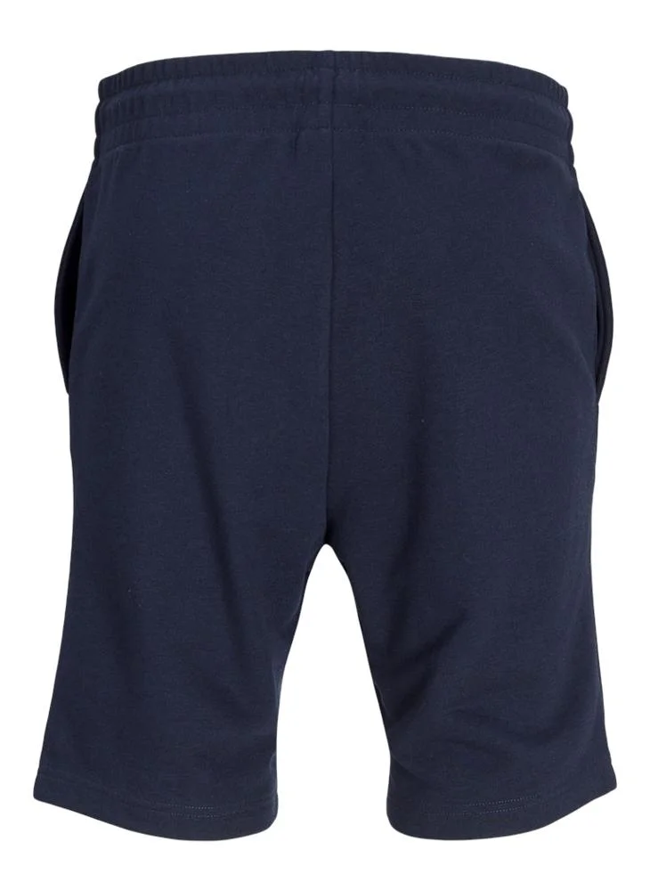 JACK & JONES Plus Size Drawstring Graphic Print Shorts