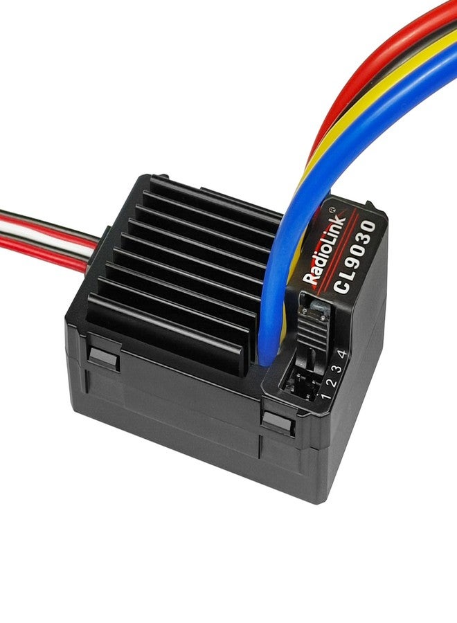 Radiolink CL9030 90A (2S-4S) Brushed ESC Waterproof Built-in 5A BEC Selectable 5.5V/7.5V Electronic Speed Controller for RC Crawlers Tanks Cars Boats (XT60 Plug) - Image 1