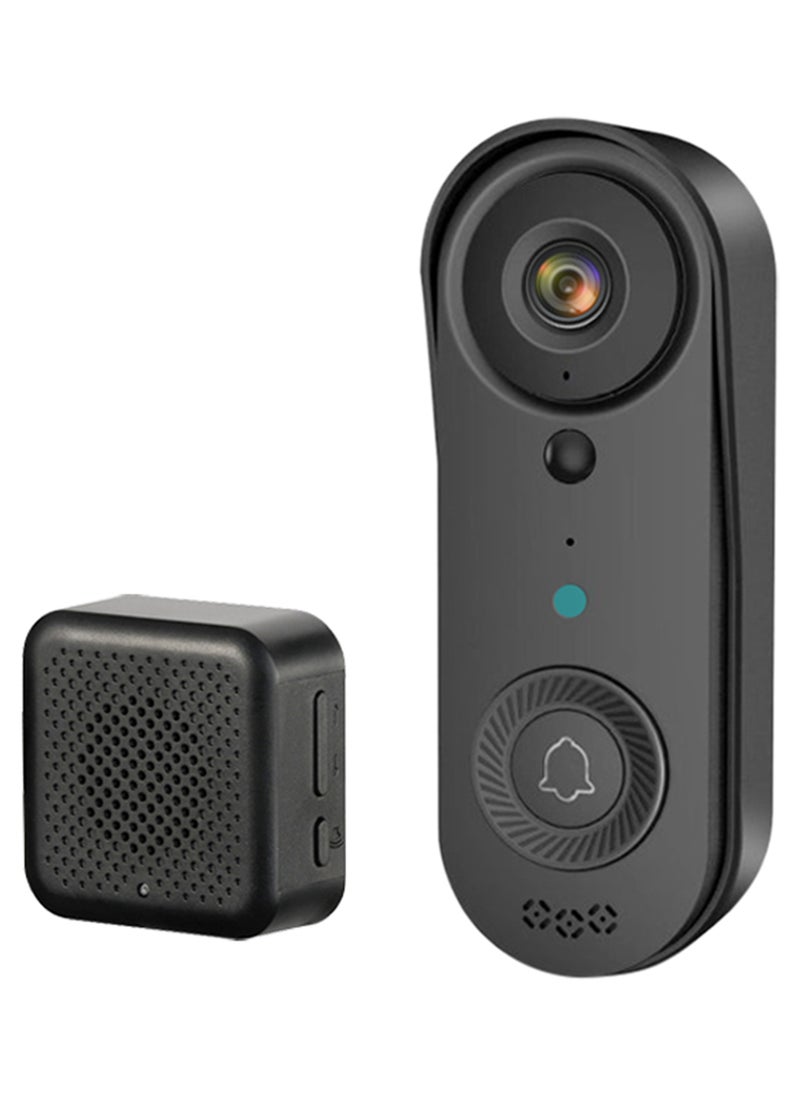 Wireless Video Intercom Video Doorbell with 1080P HD Smart Video WiFi Security Camera Door Bell with PIR Motion Detection Support SD Card & Cloud Storage