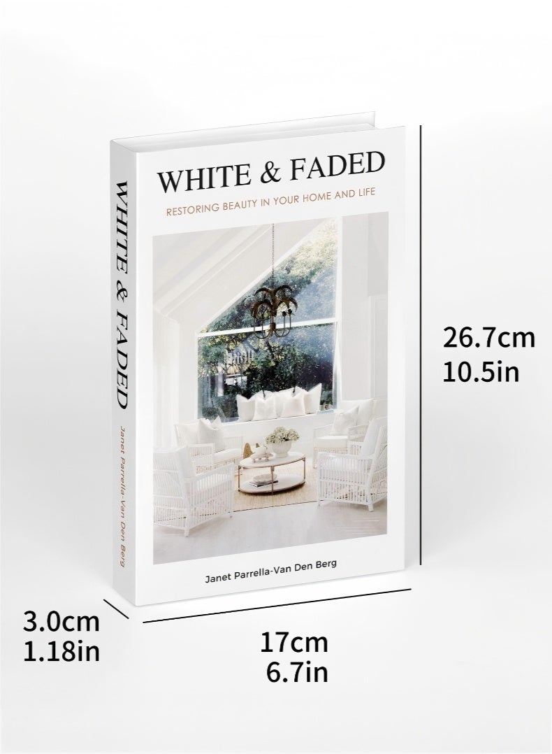 JUNYOUK Decorative Books for Home Decor,Set of 3 Stylish Fake Books of Room Books Decor Aesthetic,for Coffee Table Decor,Living Room, Table, Shelf Decor,Modern Hardcover Stacked Display Books - Image 4