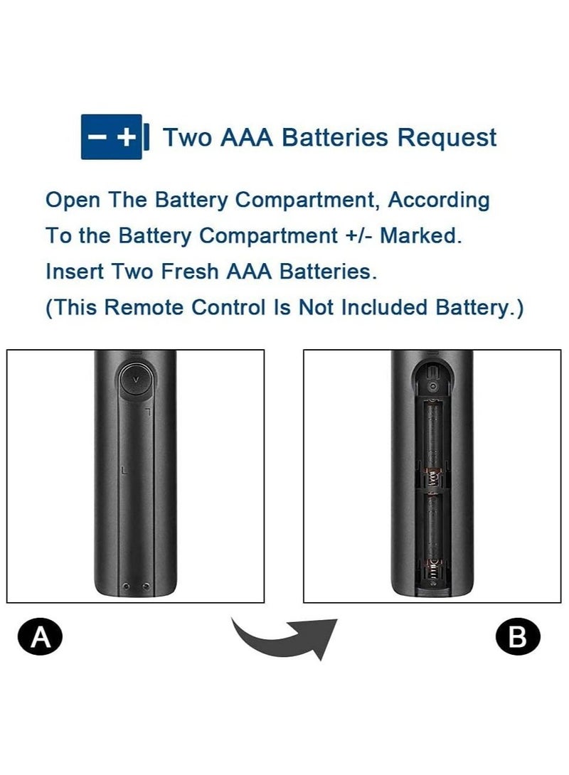 BN59-01315D Replacement for Samsung Remote Control and Smart 4K Ultra UHD Curved Series 8/7/ 6 TV HDTV LED, UN 32/40/ 43/50/ 55/58/ 65/75 inch N/NU/RU Series 5300 - Image 4