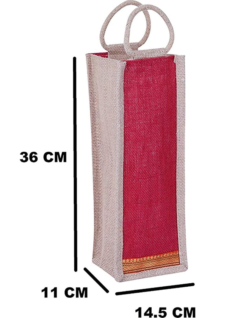 CSM Jute Bag for BottleWine Bottle Bag for 25 Litre Bottle - Image 3