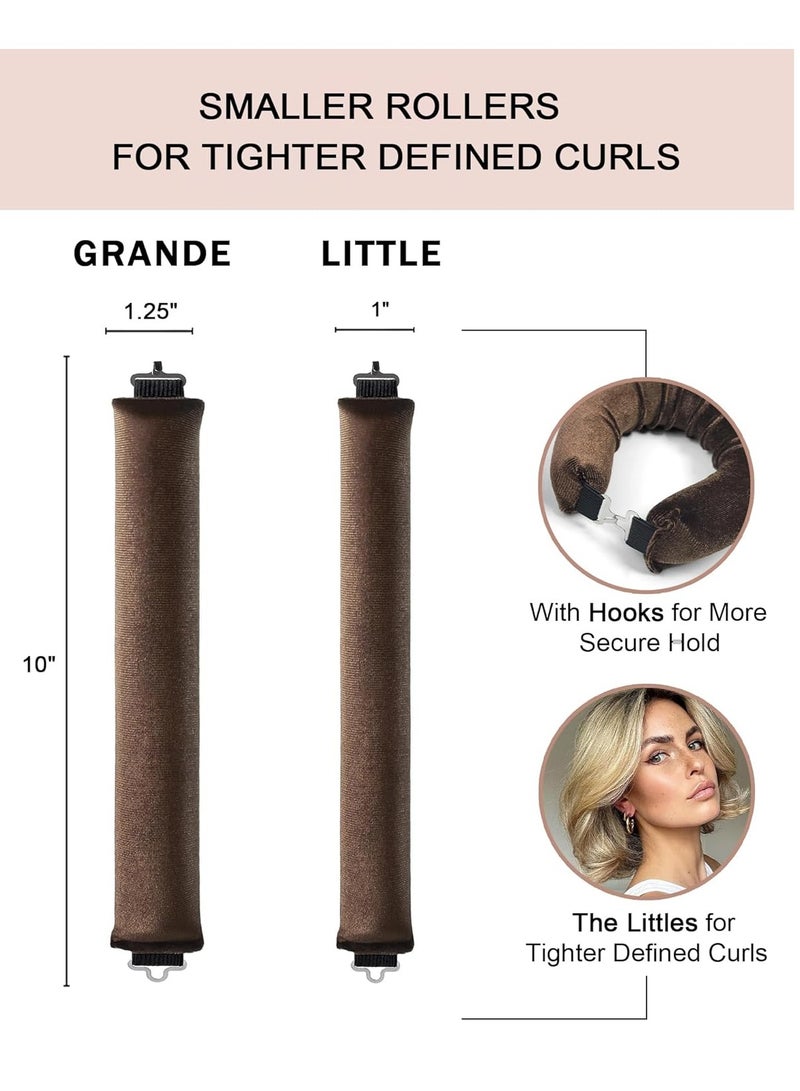 general Heatless Hair Curler Overnight - Velvet Heatless Curls Overnight For All Hair Types, No Heat Hair Curlers To Sleep In Hair Styling Tools Set (4 Rods Set ) - Image 2