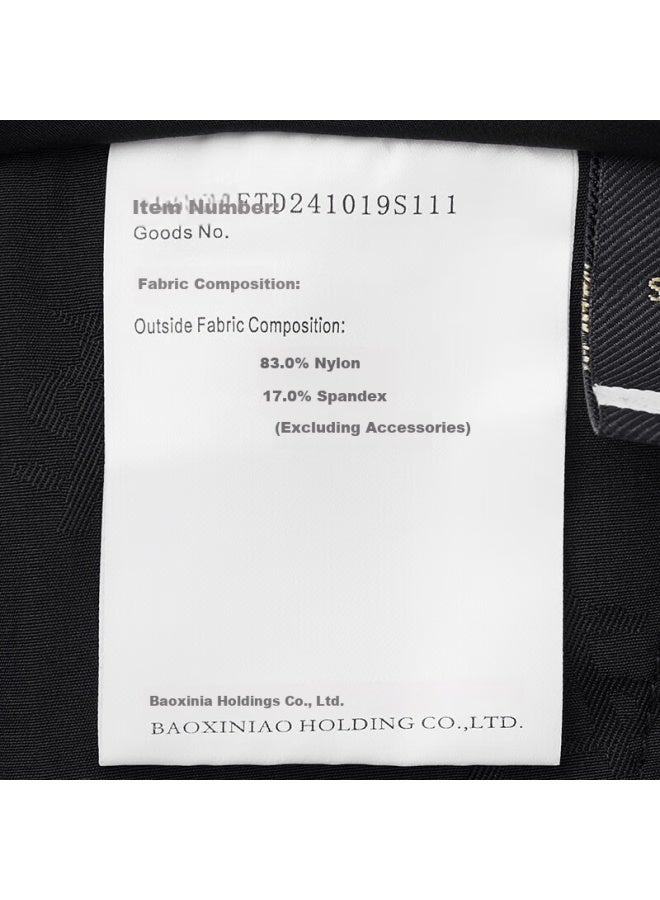 Saint Angelo Saint o Lightweight Stretch Casual Men's Straight Leg Pants Etd241019s Black 35 - Image 5