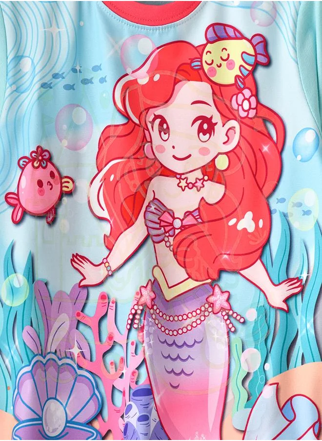 بيبي كلو Mermaid Glow-in-the-Dark Pajama Set for Girls