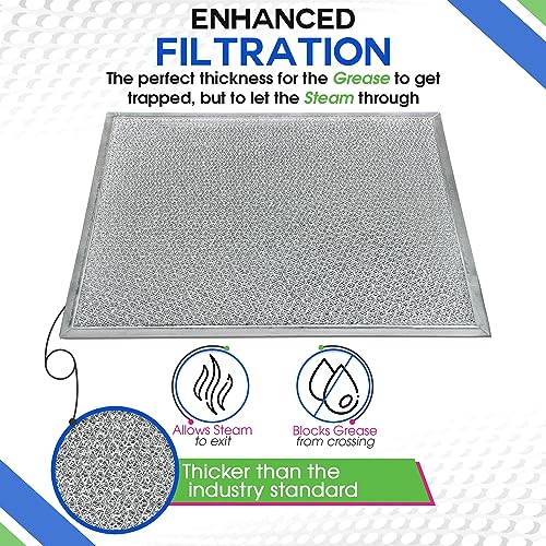 Bagean Downdraft Stovetop Filter Replacement 14” x 11.4” 707929 Compatible with Jenn Air Filter Downdraft - Grease Cooktop Screen Fits Jenair Stove Filters - Blocks Grease & Protecting the Oven (1-Pk) - Image 2