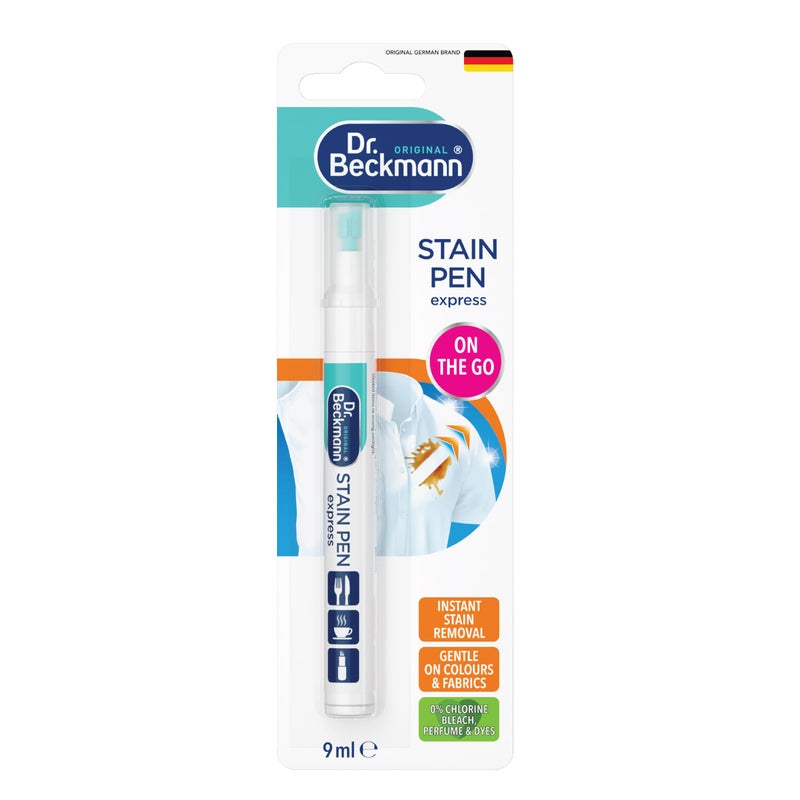 Dr. Beckmann Stain Pen Instant Stain Remover For Clothes,9ml | Travel Friendly Stain Remover - Image 1