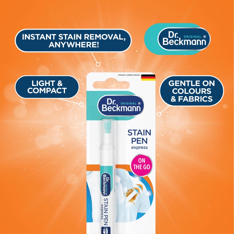 Dr. Beckmann Stain Pen Instant Stain Remover For Clothes,9ml | Travel Friendly Stain Remover - Image 4