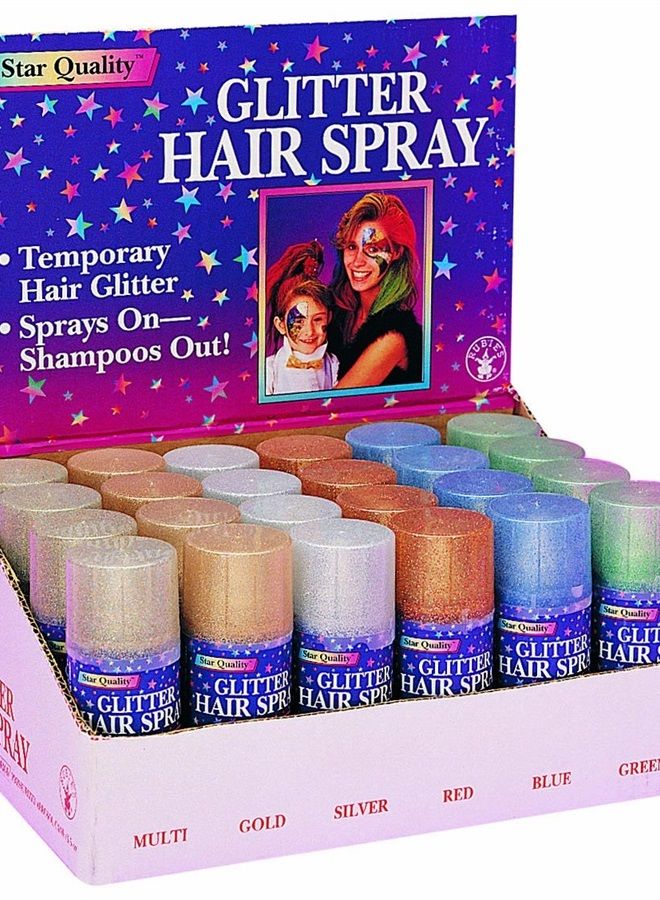 RUBIE'S Glitter Hairspray, Silver, 3 Ounce (Pack of 1) - Image 2