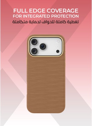 Velvet Edge iPhone 17 Pro Max MagSafe Case Brown - Full Edge Coverage for Complete Protection, Microfiber Lining for Scratch Protection, Shock Resistant, MagSafe compatible. - view 4