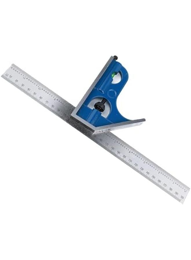 300mm Multipurpose High Strength Aluminum Alloy Combination Measuring Ruler Set - Image 4