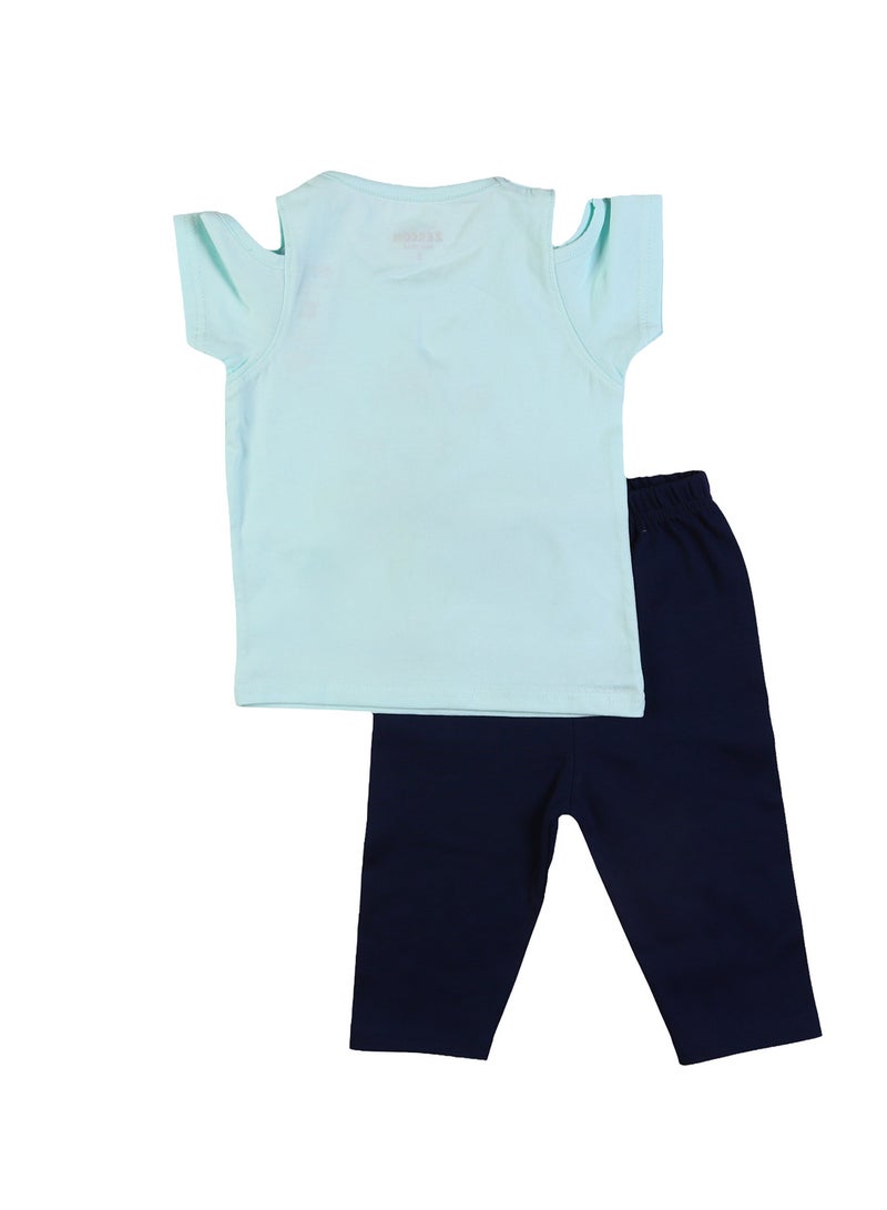 Zercon Summer Pajama Set for Girls 7319 - Image 3