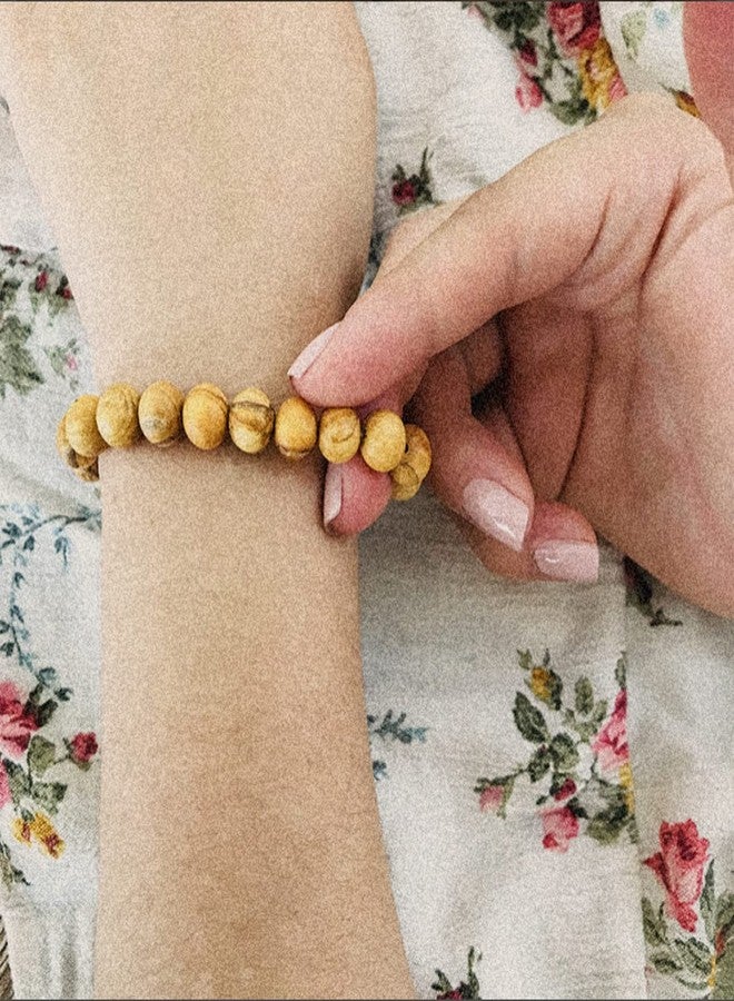 Pachamama Essentials سوار بالو سانتو من باتشاماما إيسينشالز مصنوع يدويًا في بيرو لتنظيف الروح وحماية من الطاقة السلبية - Image 3