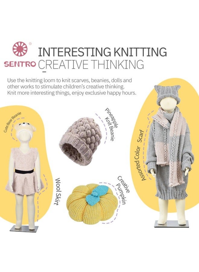 Star cylindrical wool knitting machine 48 Knitted Sweater Adult Children Hand Knitting Machine - Image 5