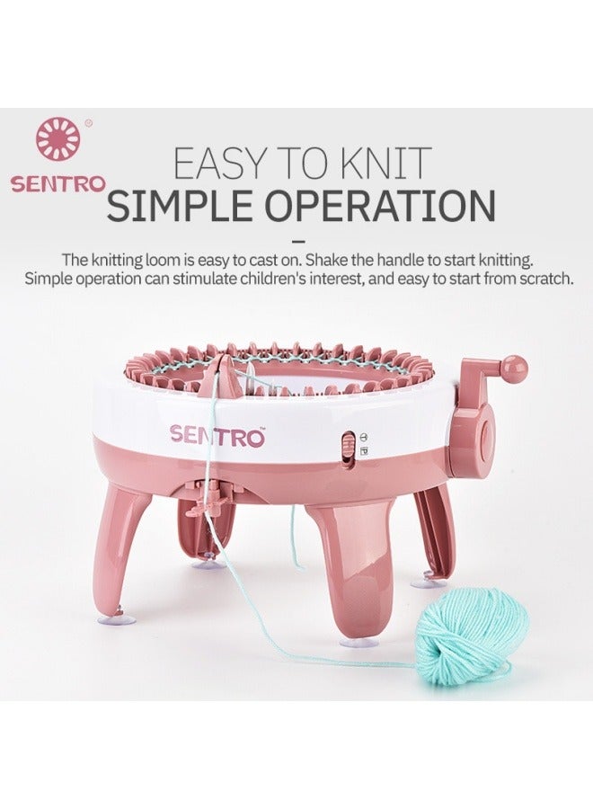 Star cylindrical wool knitting machine 48 Knitted Sweater Adult Children Hand Knitting Machine - Image 3