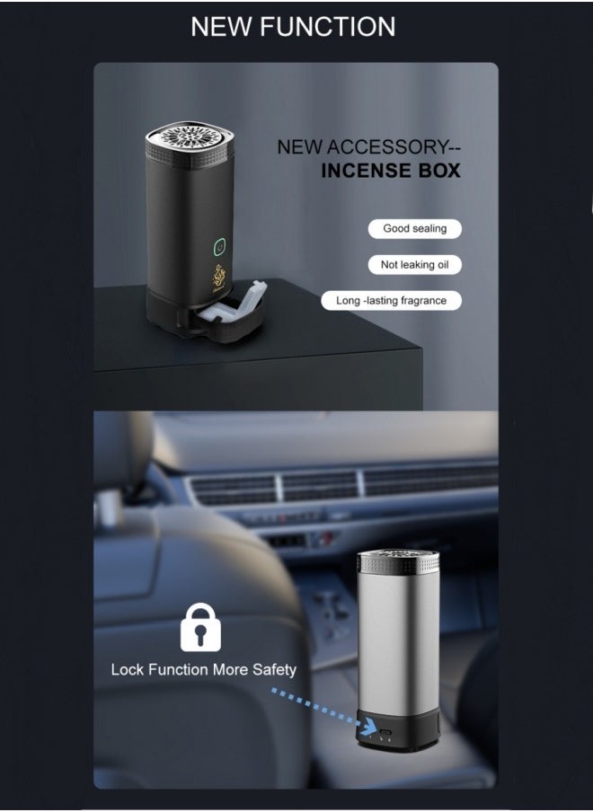 ماركة غير محددة - مبخرة كهربائية USB قابلة لإعادة الشحن أسود - Image 1