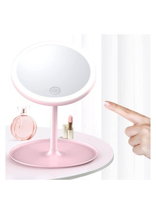 مرآة مكياج دائرية LED قابلة لاعادة الشحن تعمل باللمس - pzsku/Z97C583586985A132E077Z/45/_/1720490499/00d25995-132f-4930-aa9f-748de16bff04