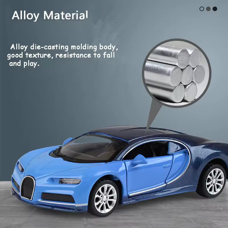 Toyfinity Kid Premium Metal Car With Opening Doors, Pull Back Action, And Precise Detailing - Ultimate Quality For Automotive Enthusiasts (Random Car Will Be Sent) - Image 3