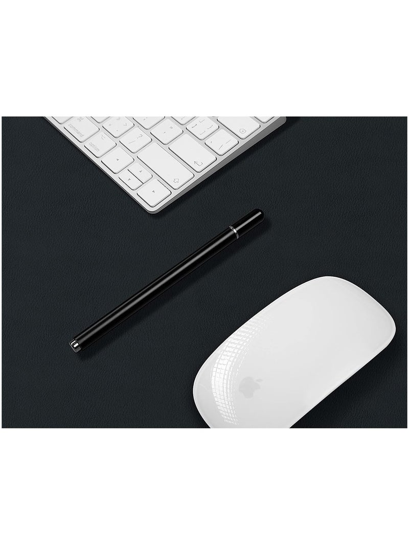 Desk Pad Protector Mouse Pad Non-Slip PU Leather Desk Blotter Laptop Desk Pad Waterproof Writing Pad for Office and Home 60cm x 30cm Black  - Image 2
