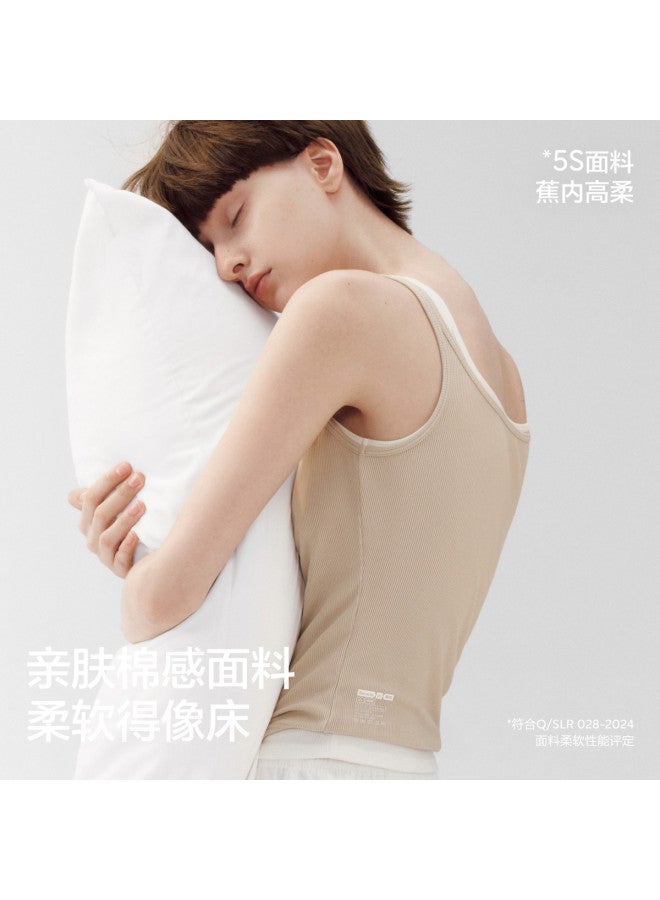 Bananain Mianmian 311H Women'S Camisole Underwear Slim-Fit Built-In Cup Tank Top Base Layer Homewear Spring Summer Style - Image 4