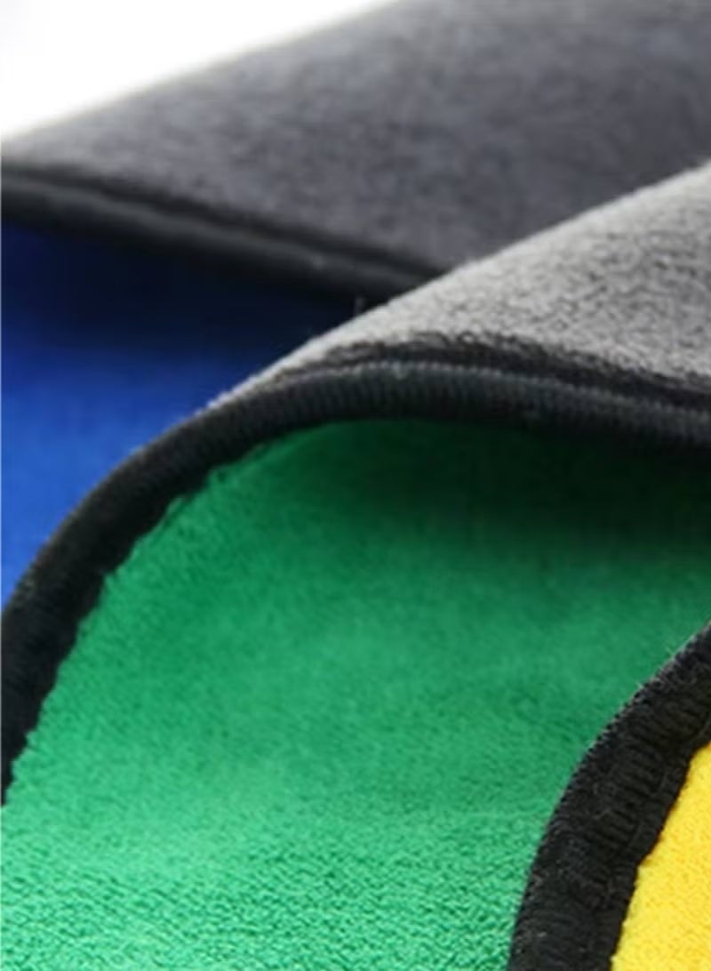 Classic Microfiber Cleaning Towels Set of 3 – Thick Reusable Microfibre Cloths for Drying, Polishing, Detailing, Home, Kitchen & Car Cleaning – Multicolour - Image 3