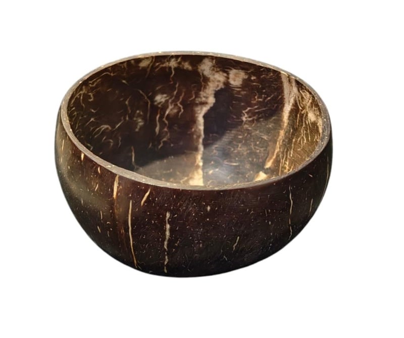 Eco Gree Coconut Shell Bowl -100 ML Each | Perfect for Breakfast, Smoothie, Salad Bowls, Antique Soup Serve Ware (2) - Image 4
