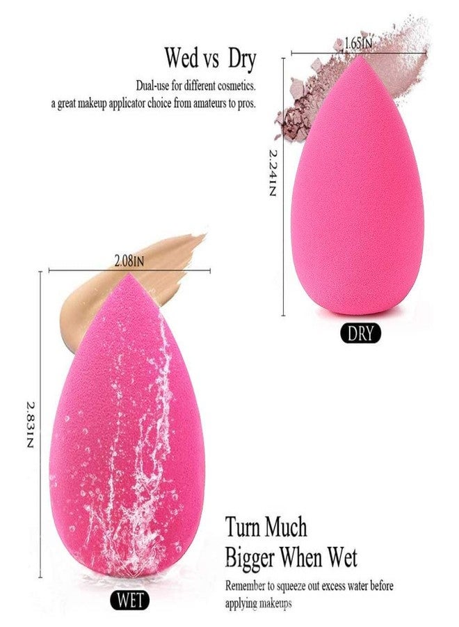 Zirak Beauty Blender Puff And Powder Foundation Brush With Makeup Brush Cleaner Brush Egg Shape Cleaning Glove Washing Scrubber - Image 3