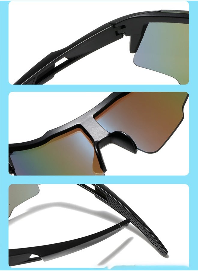 AZorb - Kids Sunglasses for Boys Girls - Sports Cycling Childrens Mirror Polarized Sun Glasses with Lightweight Flexible Frame UV Protection Age 6-15 Sunglasses - Image 1