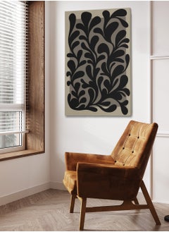 LOWHA Framed Canvas Wall Art Stretched Over Wooden Frame with Abstract Painting  - Image 3
