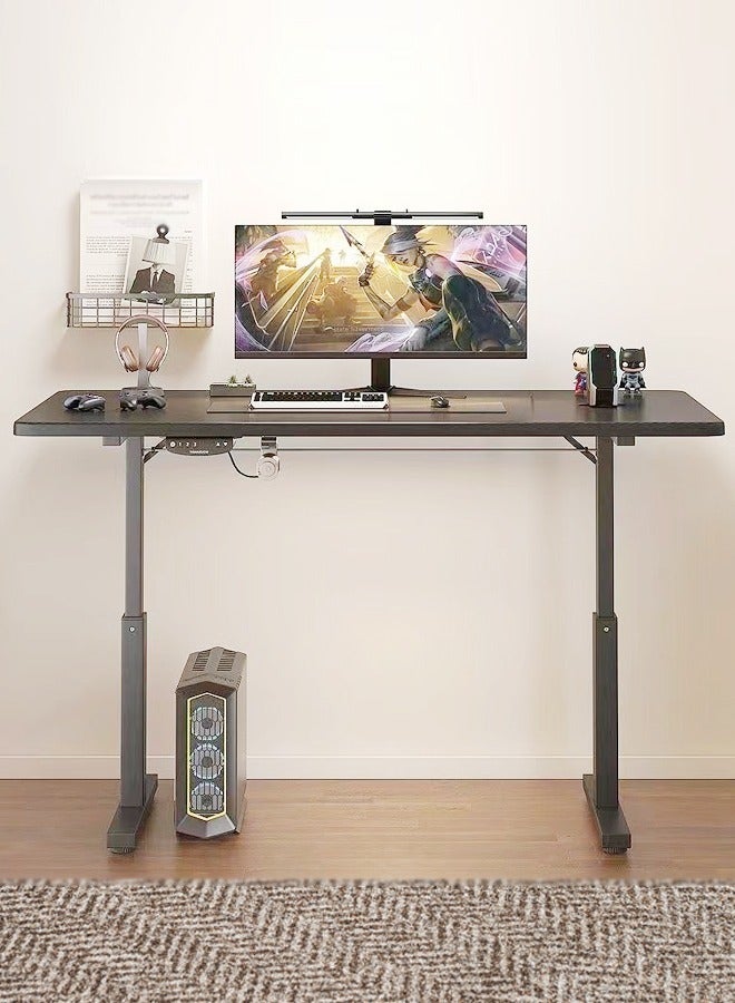 Raffine Multifunctional Modern Design Electronic Control Adjustable Height Computer Desk Gaming Table with Cup Holder and Hook Workstation Study Table Working Desk for Home and Office 120x60x75 cm  - Image 2