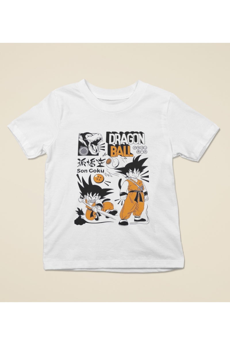 ZOOM تي شيرت أطفال بتصميم شخصيات دراغون بول